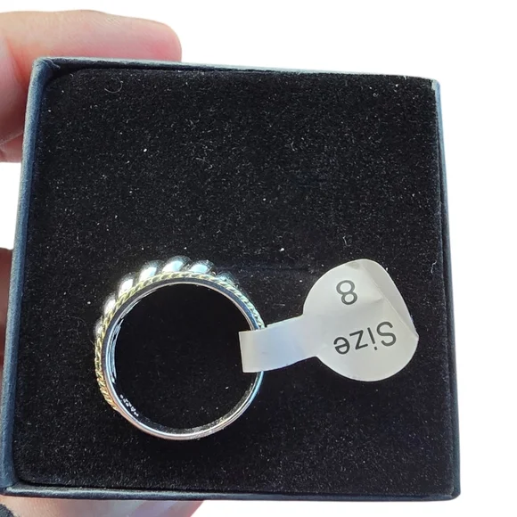 New Annika Witt Sterling Silver Ring Size 8 - Picture 3 of 6